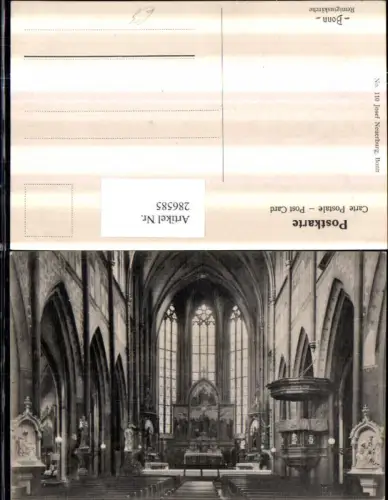 286585,Bonn am Rhein Remigiuskirche Kirche Innenansicht Kanzel