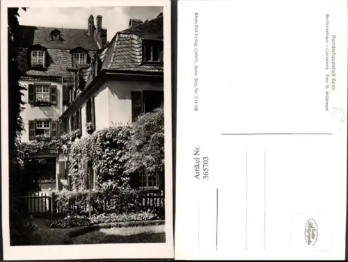 365703,Bonn Beethoven-Haus Gartenseite