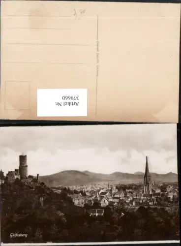 379660,Bonn Bad Godesberg Totale m. Burg Ruine