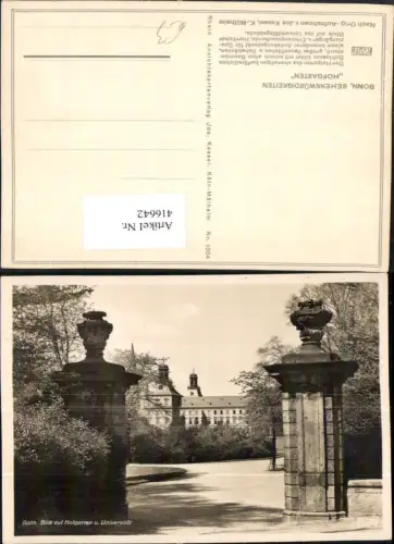 416642,Bonn am Rhein Blick auf Hofgarten u. Universität