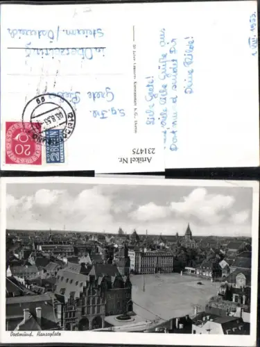 231475,Dortmund Teilansicht Hansaplatz Platz