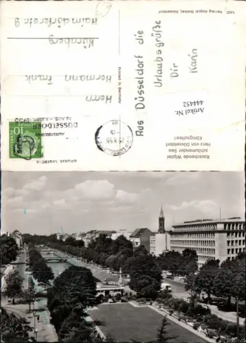 444452,Düsseldorf Königsallee Kanal Brücken