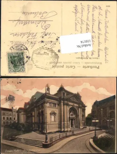 110174,Essen Ruhr Partie am Stadttheater Theater