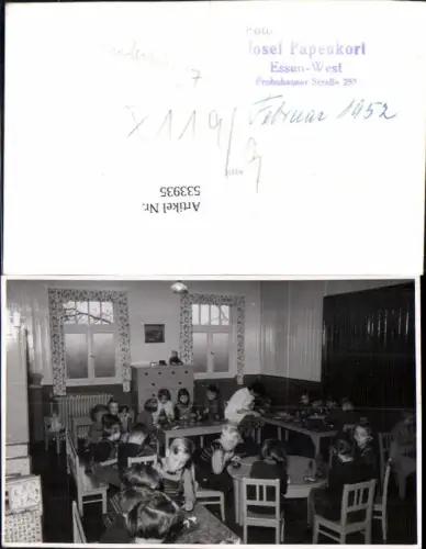 533935,tolle Foto-AK Schule Kinder Kindergarten Essen West Frohnhauser Straße
