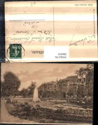 286474,Köln am Rhein Deutscher Ring Fontäne