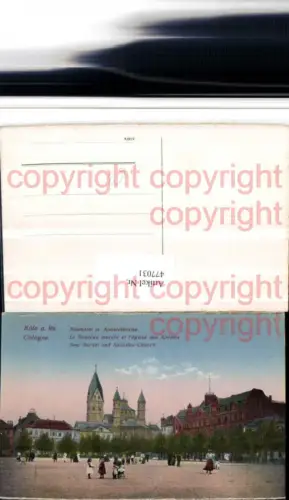 477031,Köln am Rhein Neumarkt m. Apostelkirche Kirche