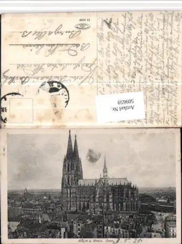 509659,Köln am Rhein Teilansicht Dom Kirche