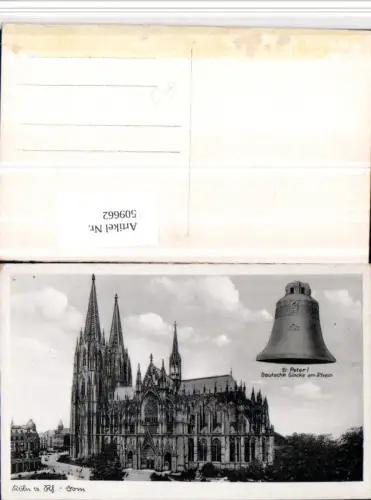 509662,Köln am Rhein Dom Kirche Fotomontage St. Peter Glocke