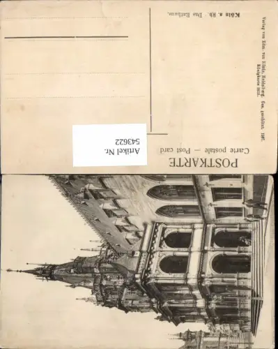 543622,Köln am Rhein Rathaus