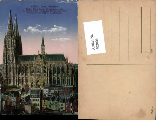 602003,Köln am Rhein Cöln Dom Südseite