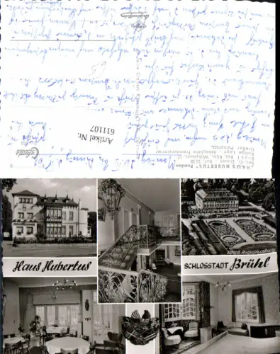 611107,Brühl Haus Hubertus Pension Bez. Köln