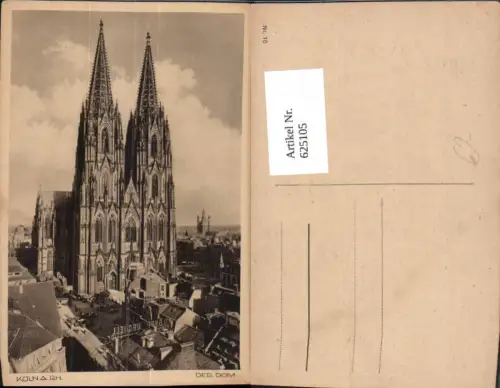 625105,Köln a. Rhein Dom Ansicht