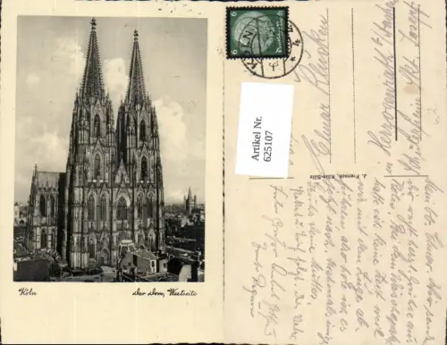 625107,Köln a. Rhein Der Dom Westseite