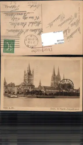 695108 Köln am Rhein Dom St. Martin Stapelhaus