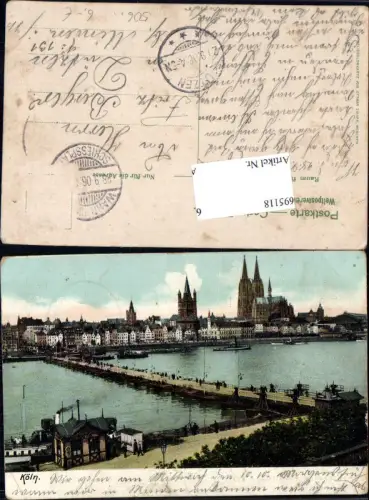 695118 Köln am Rhein pub Ottmar Zieher gel Stp. Dützen Minden