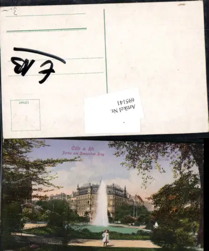 695141 Köln am Rhein Partie am Deutschen Ring