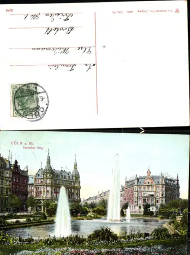 702418 Köln am Rhein Deutscher Ring pub Dr. Trenkler e Co. Cln. 58