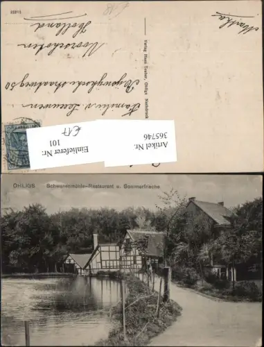 365746,Solingen Ohligs Schwanenmühle Restaurant