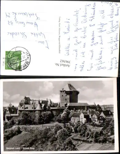 396562,Bergisch Land Solingen Schloss Burg an d. Wupper