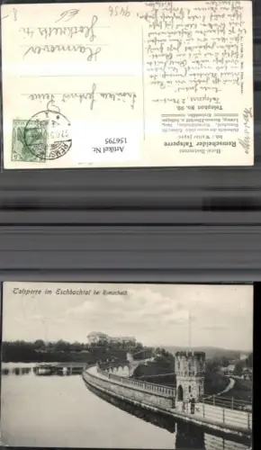 156795,Eschbachtal b. Remscheid Talsperre 1903