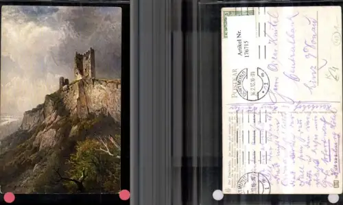 176715,Der Drachenfels Königswinter Künstler Ak sign N. Astudin