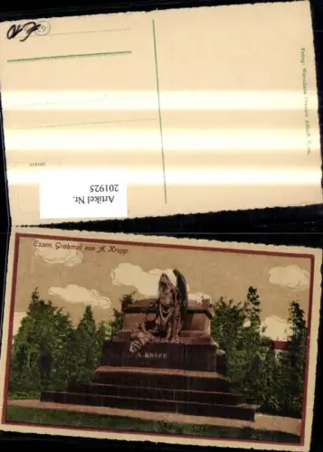 201925,Essen Grabmal v. A. Krupp Denkmal