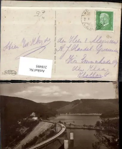 218495,Urftalsperre Talsperre b. Heimbach Eifel Damm