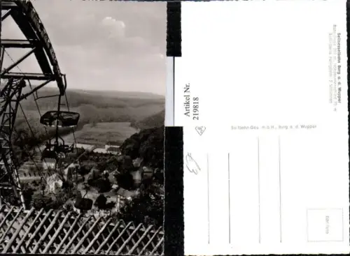 219818,Seilsesselbahn Sesselbahn Burg a. d. Wupper