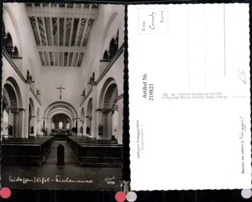 219821,Nideggen i. d. Eifel Kirche Innenansicht
