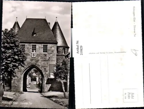 219829,Nideggen i. d. Eifel Dürener Tor Straßenansicht