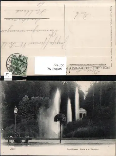 220727,Kleve Amphitheater Partie a. d. Tiergarten Fontäne