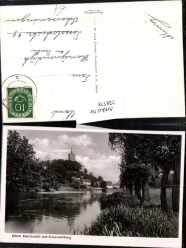 228578,Kleve Kermisdahl u. Schwanenburg Partie