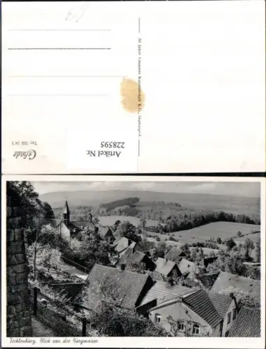 228595,Tecklenburg Blick v. d. Burgmauer Teilansicht