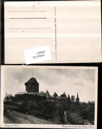 228607,Bergisch Land Burg Grafenschloss b. Burg a. d. Wupper