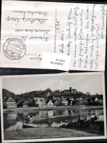 229119,Herstelle a. d. Oberweser b. Beverungen Teilansicht