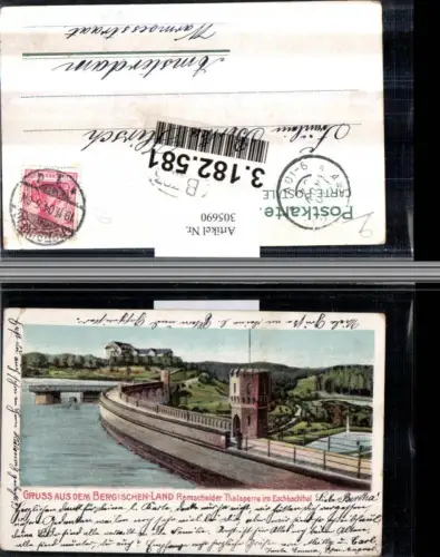 305690,Gruß aus d. Bergischen Land Remscheider Talsperre im Eschbachthal