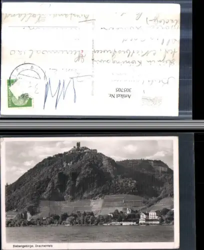 305705,Siebengebirge Drachenfels Burg Ruine b. Königswinter