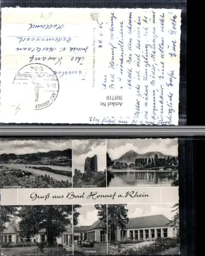 305710,Bad Honnef am Rhein Kurhaus Drachenfels Siebengebirge Mehrbildkarte