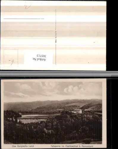 305713,Bergische Land Talsperre im Eschbachtal b. Remscheid