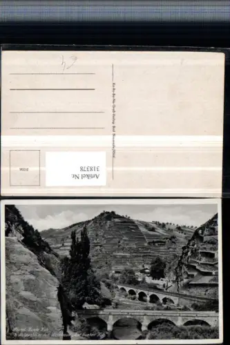 318378,Ahrtal Bunte Kuh b. Walporzheim m. Weinhaus Zur bunten Kuh Brücken