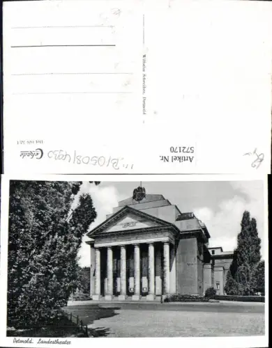 572170,Detmold Landestheater Theater