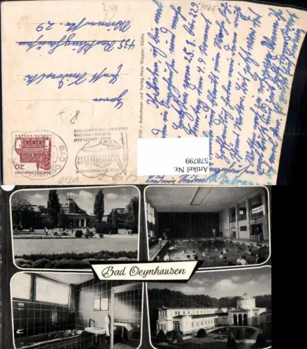 578799,Mehrbild Ak Bad Oeynhausen Schwimmbad Kurhaus