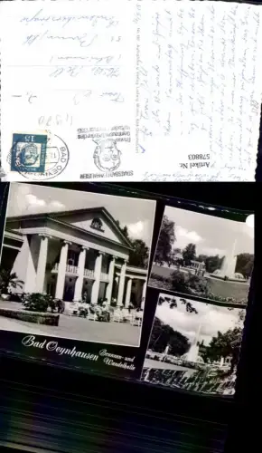 578803,Mehrbild Ak Bad Oeynhausen Brunnen- u. Wandelhalle Springbrunnen Brunnen