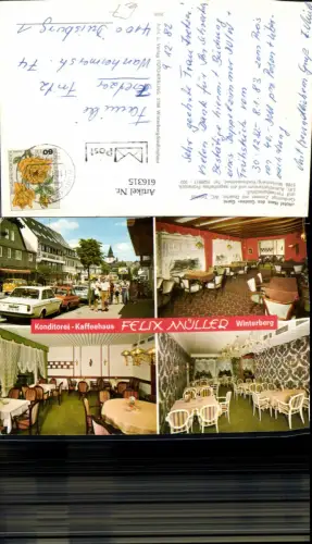 616315,Mehrbild Ak Winterberg Hochsauerland Hotel Haus d. Gastes Garni