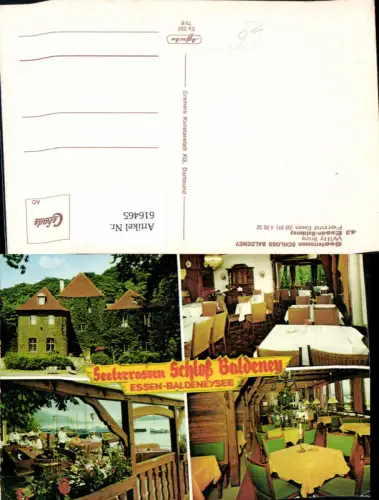 616465,Mehrbild Ak Essen Baldeney Seeterrassen Schloss Baldeney