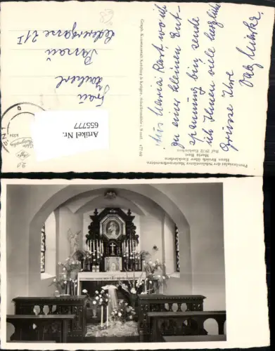 655777,Euskirchen Maria Rast Haus Broich Kirche Altar