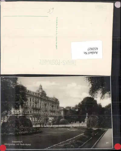 655927,Düsseldorf Königsallee mit Park-Hotel