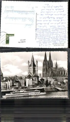 691723 Köln am Rhein Schiff Bonn Hafen