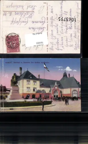 701055 Herford Bahnhof Denkmal gel Haldem Dielingen