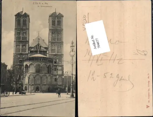 704677 Cöln Köln a. Rhein St Gereonskirche Kirche pub Dr Trenkler Co 73